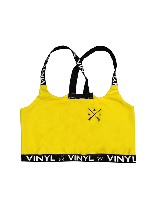 Γυναικείο Μπουστάκι Vinyl art clothing - 27892-99 - bra top regular fit κίτρινο