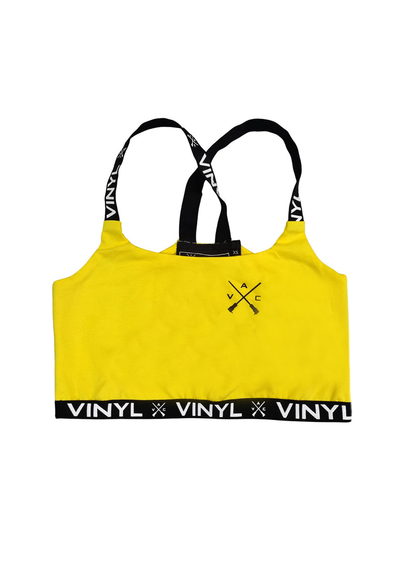 Γυναικείο Μπουστάκι Vinyl art clothing - 27892-99 - bra top regular fit κίτρινο