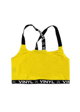 Γυναικείο Μπουστάκι Vinyl art clothing - 27892-99 - bra top regular fit κίτρινο