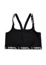 Γυναικείο μπουστάκι Vinyl art clothing - 40507-01 - bra top μαύρο