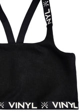 Γυναικείο μπουστάκι Vinyl art clothing - 40507-01 - bra top μαύρο