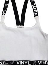 Γυναικείο Μπουστάκι Vinyl art clothing - 40507-02 - bra top λευκό