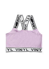 Γυναικείο Μπουστάκι Vinyl art clothing - 52417-22 - bra top regular fit λιλά