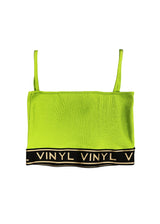 Γυναικείο μπουστάκι Vinyl art clothing - 54219-20 - rip bra top λαχανί