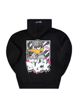 Ανδρικό μακρυμάνικο φούτερ με κουκούλα Tony couper-H26/25-black duck