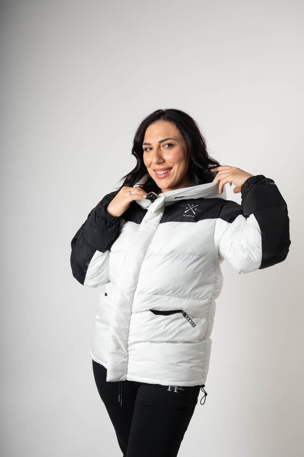 Vinyl art clothing - 60400-12-W - puffer jacket - white