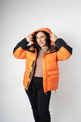 Vinyl art clothing - 60400-27-W - puffer jacket - orange