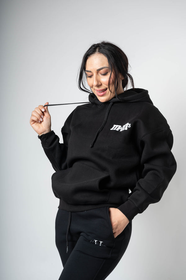 Jcyj - TRM1149-W - M&M oversized hoodie - black