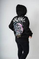 Jcyj - TRM1147-W - balance oversized hoodie - black