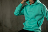 Ανδρικό φούτερ με κουκούλα Henry clothing - 3-657 - hoodie logo βεραμάν.