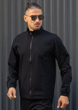 Ανδρική υφασμάτινη ζακέτα Henry clothing - 3-772 - black