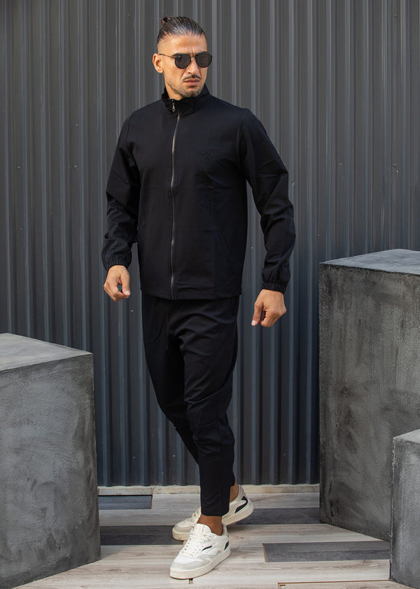 Ανδρική υφασμάτινη ζακέτα Henry clothing - 3-772 - black