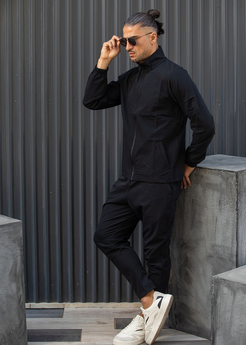Ανδρική υφασμάτινη ζακέτα Henry clothing - 3-772 - black