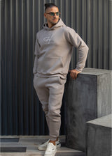 Ανδρικό φούτερ με κουκούλα Henry Clothing- 3-750 -signed logo hoodie πουρό