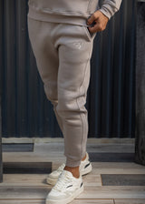 Ανδρική φόρμα Henry clothing - 6-706-simple pants σκούρο μπεζ