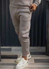 Ανδρική φόρμα Henry clothing - 6-706-simple pants σκούρο μπεζ