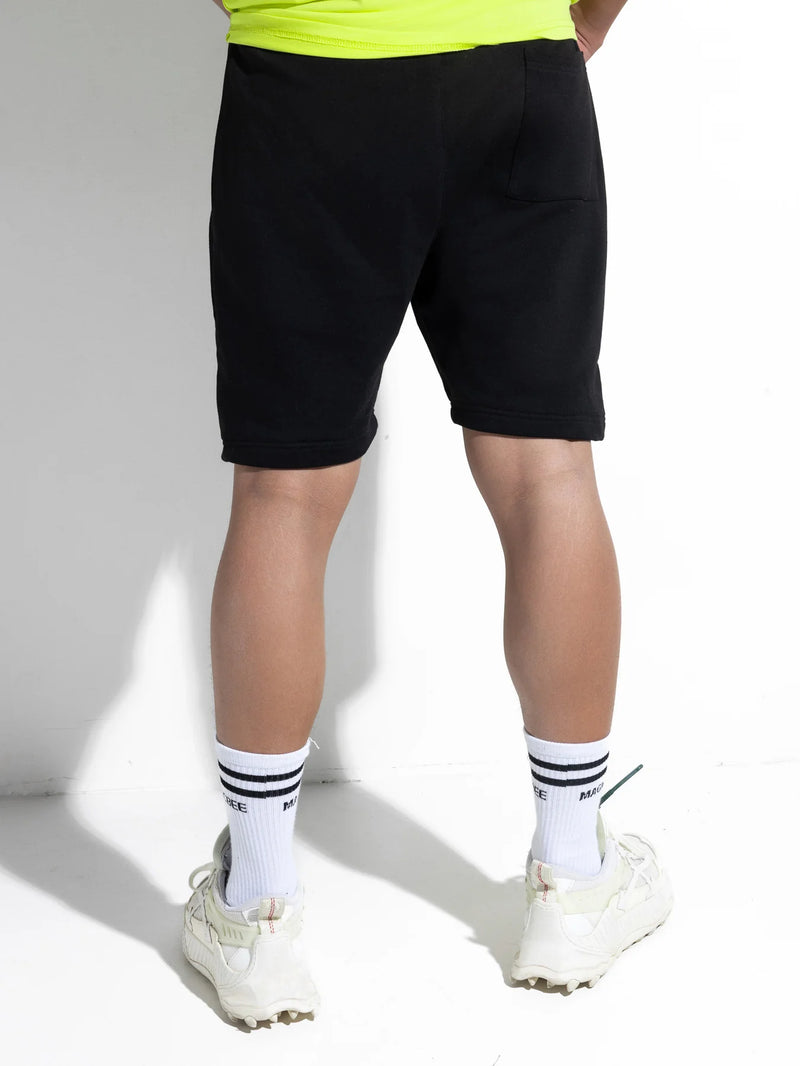 Ανδρική βερμούδα Magicbee - MB2451 - zip pockets shorts μαύρο