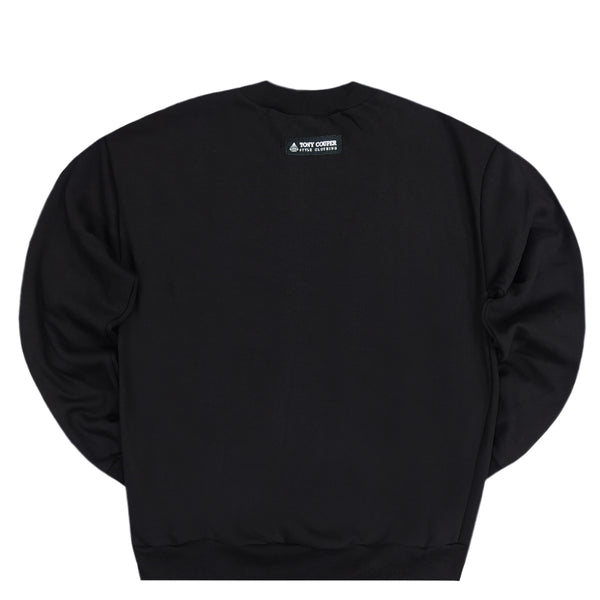 Tony couper - S23/16 - smile logo crewneck - black