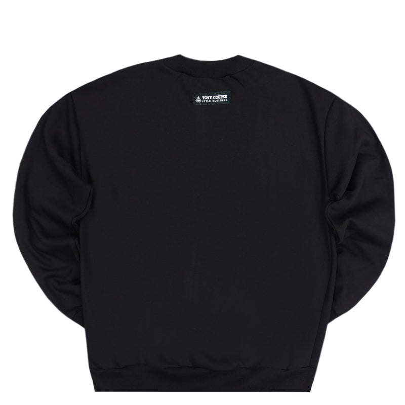 Tony couper  - S24/13 -  graffiti crewneck - black