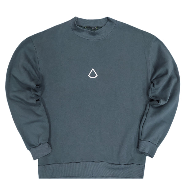 Tony couper  - S23/28 - diamond crewneck - petrol