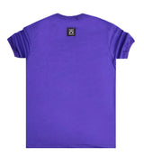 Vinyl art clothing - 91324-22 - big logo t-shirt - purple