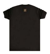Vinyl art clothing - 96485-01-W - empossed print t-shirt - black