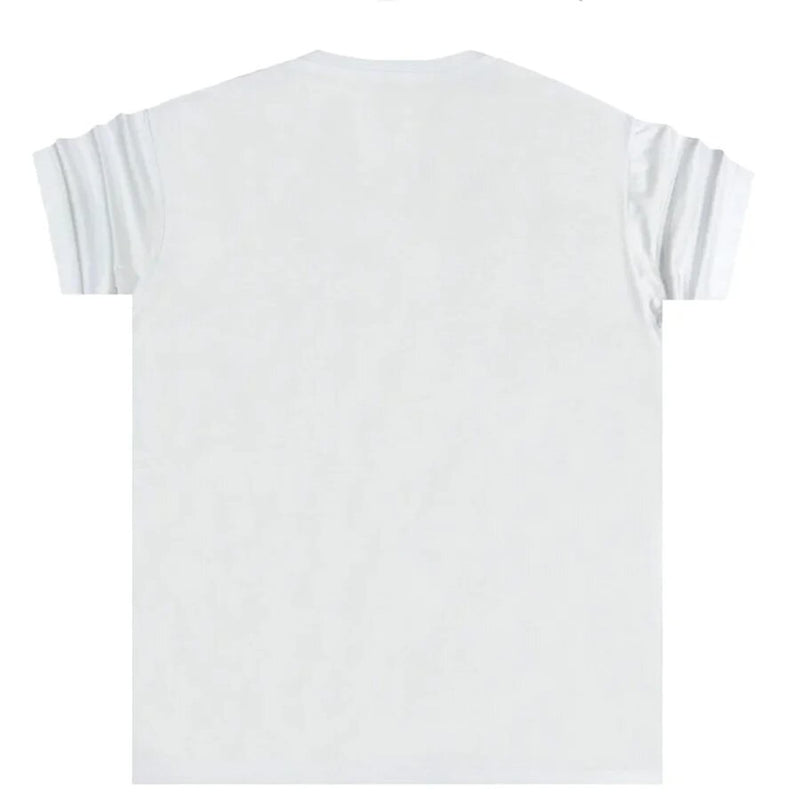 Clvse society red letters logo tee - white