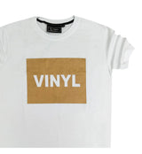 Vinyl art clothing - 89417-02-W - gold box t-shirt - white