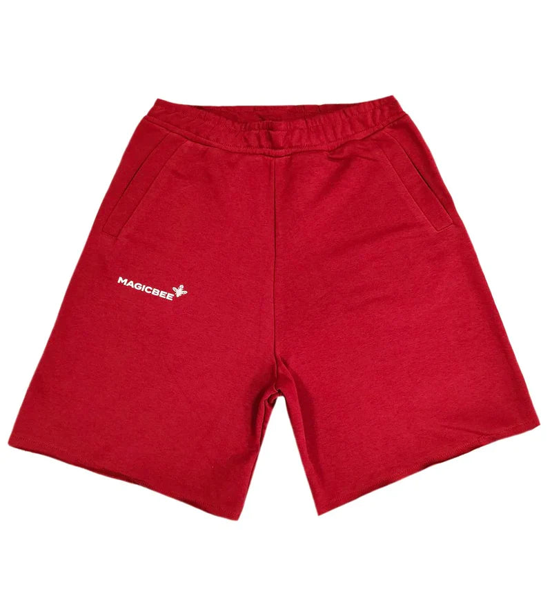 Magic bee - MB2351 - logo shorts - bordo