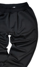 Ανδρικό παντελόνι Close Society-SP26-PUNTO-black fabric pants