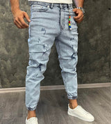 Oscar - TR61862OSC - jogger jeans - light blue