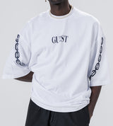 Ανδρική κοντομάνικη μπλούζα Jcyj - TRM0151 - guest oversized fit λευκό