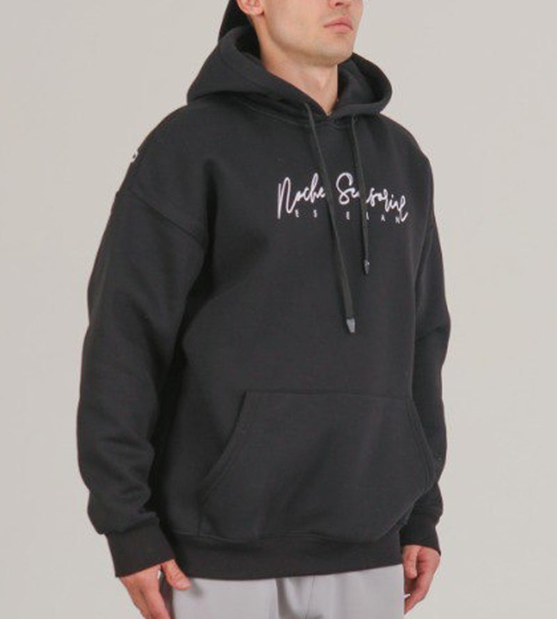 Jcyj - TRM1144 - esteman oversized hoodie - black