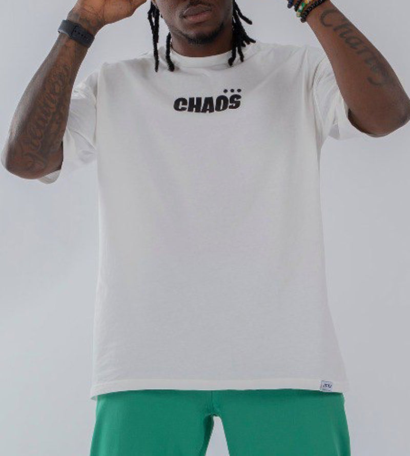 Jcyj - TRM151 - chaos oversize tee - white