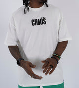 Jcyj - TRM151 - chaos oversize tee - white