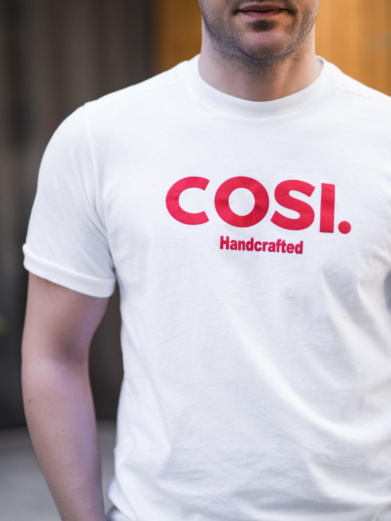 Cosi jeans - 61-S23-05 - red letters tee - white