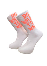 V-tex socks what you want - white/orange