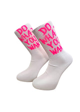 V-tex socks what you want - white/pink
