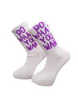 V-tex socks what you want - white/purple
