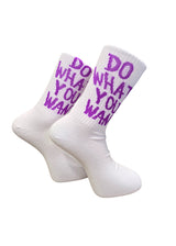 V-tex socks what you want - white/purple