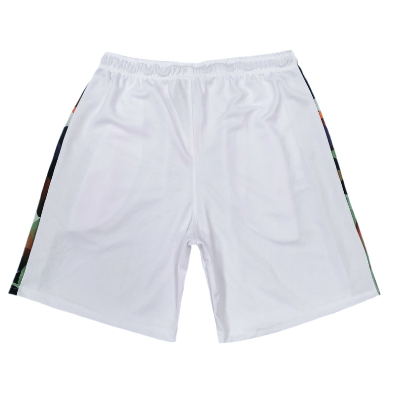 Vinyl art clothing - 00700-02 - color blocking stripe shorts
