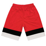 Vinyl art clothing - 00780-55 - two-stripes shorts - red