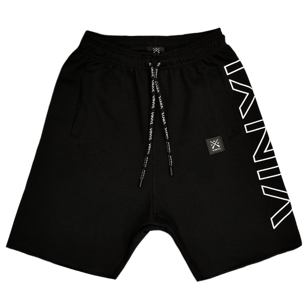 Vinyl art clothing - 02820-01 - black big logo shorts