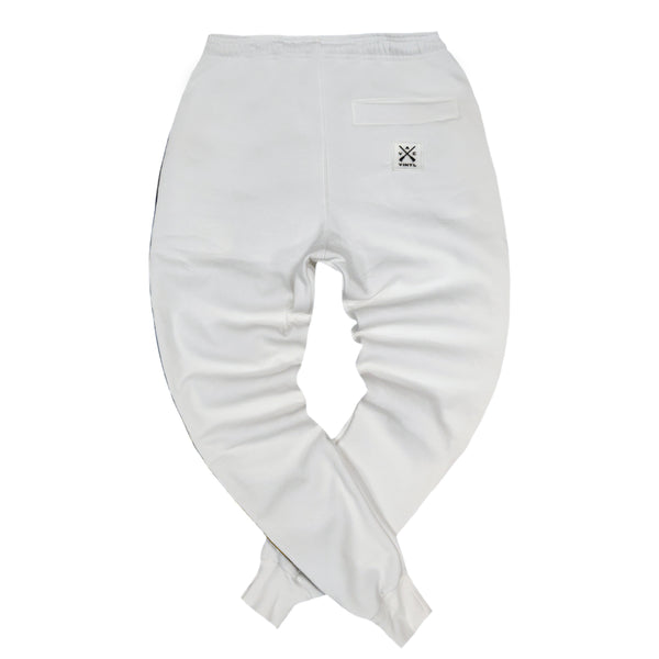 Vinyl art clothing - 03060-02 - fluo taped pants - white