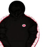 Vinyl art clothing - 75400-01 - oval logo hoodie - black