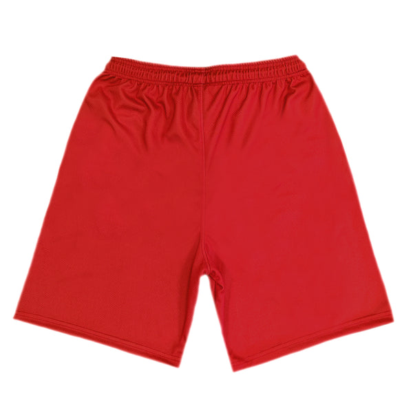 Vinyl art clothing - 06420-55 - big logo shorts - red