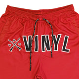 Vinyl art clothing - 06420-55 - big logo shorts - red