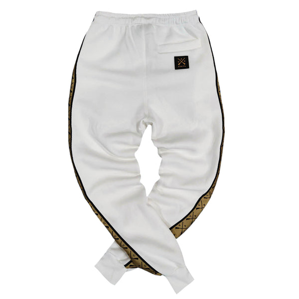 Vinyl art clothing - 07903-02 - oval logo pants - white