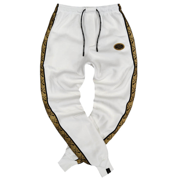 Vinyl art clothing - 07903-02 - oval logo pants - white