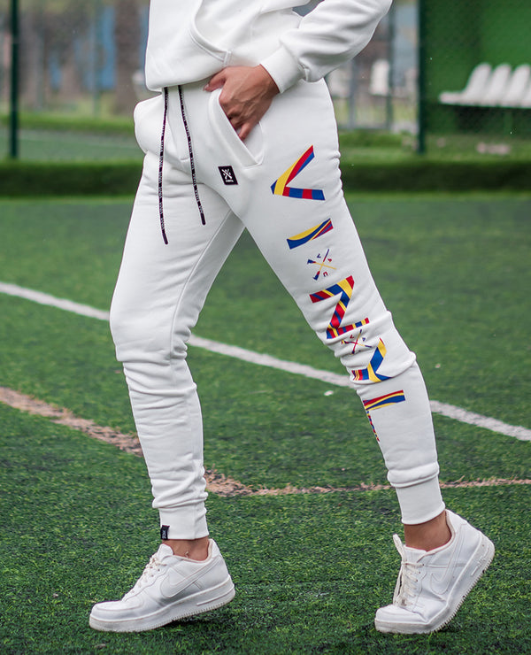 Vinyl art clothing - 08116-02-W - be colorful pants - white